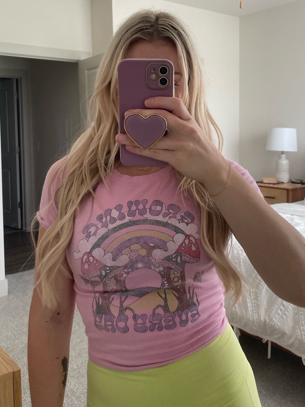 Hollister Pink Graphic Tee